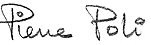 Signature Pierre Poli